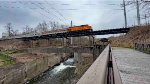 LTEX 1443 follows across the Ohio & Erie Canal.